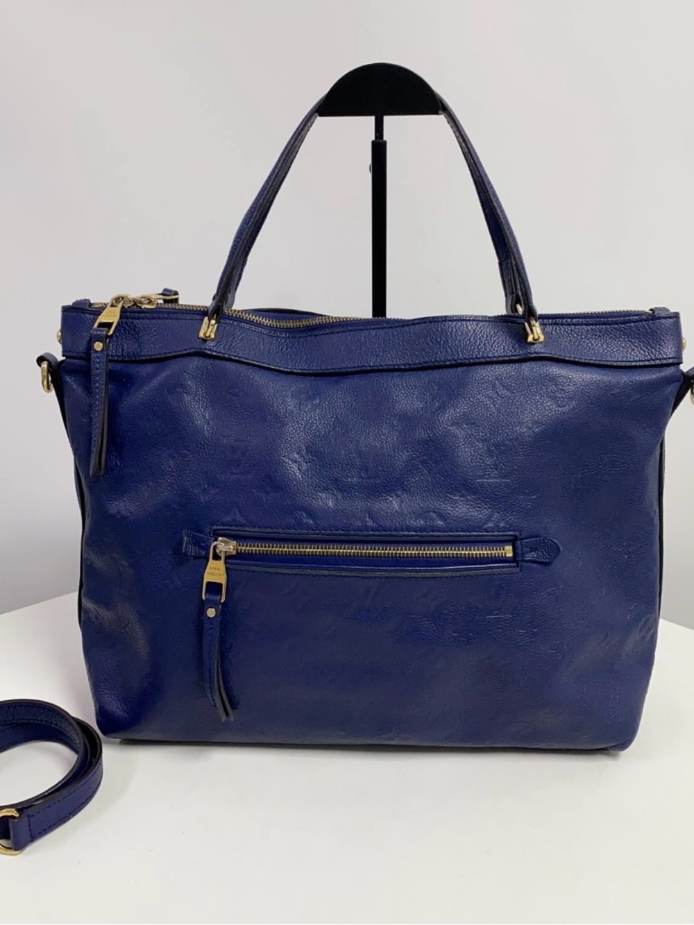 Louis Vuitton Bastille MM in Empreinte Leather with Gold Hardware
